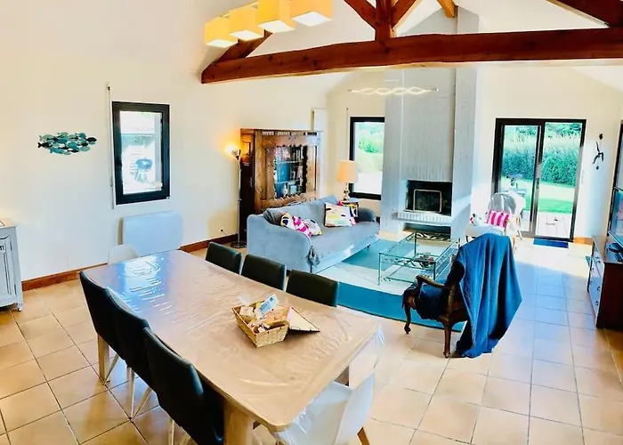 Maison Familiale Vue Au Calme 3 Etoiles Rose Préfailles